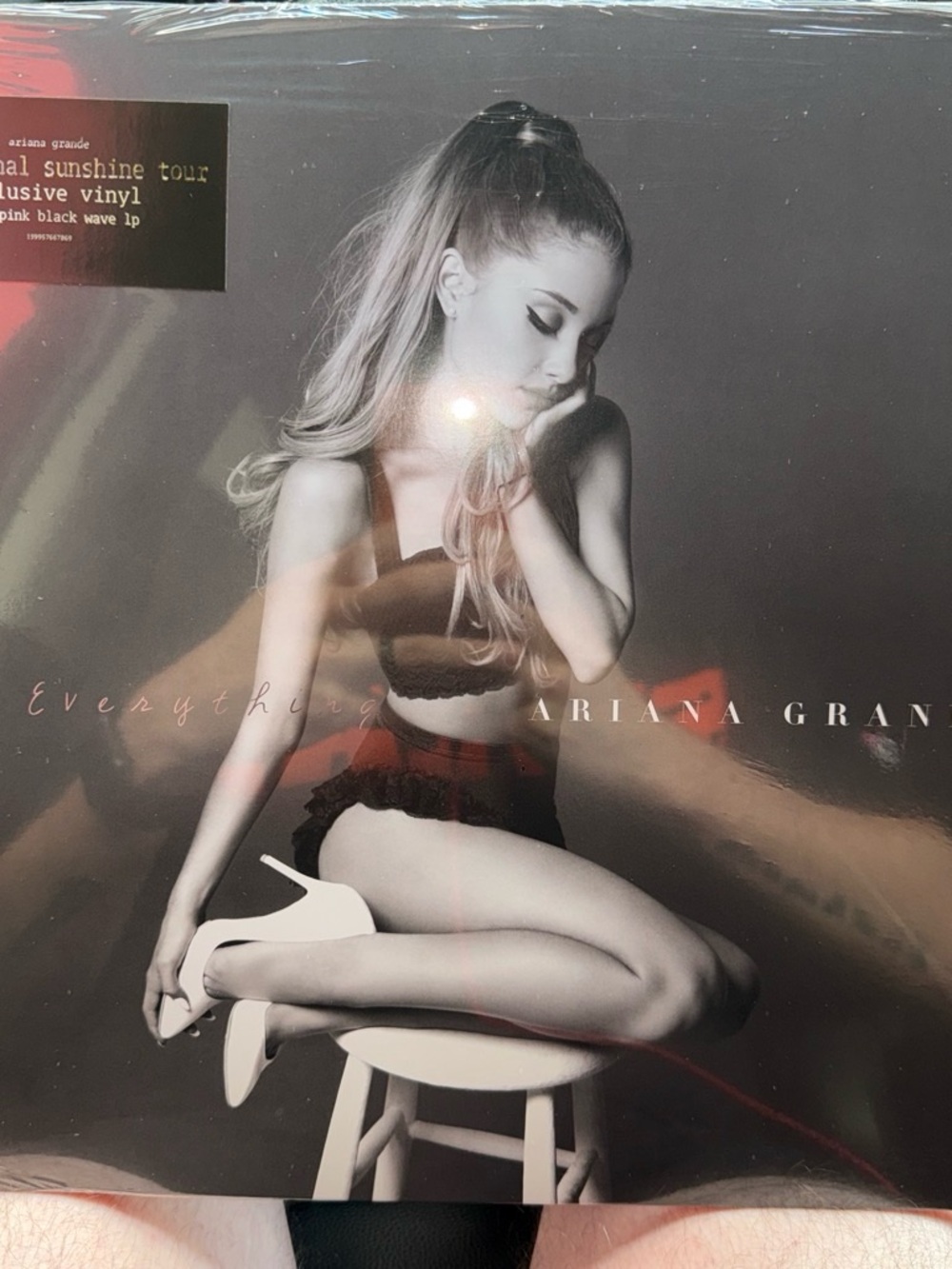 Ariana Grande My Everything Tour Exclusive Vinyl (Baby Pink Black Wave) LP